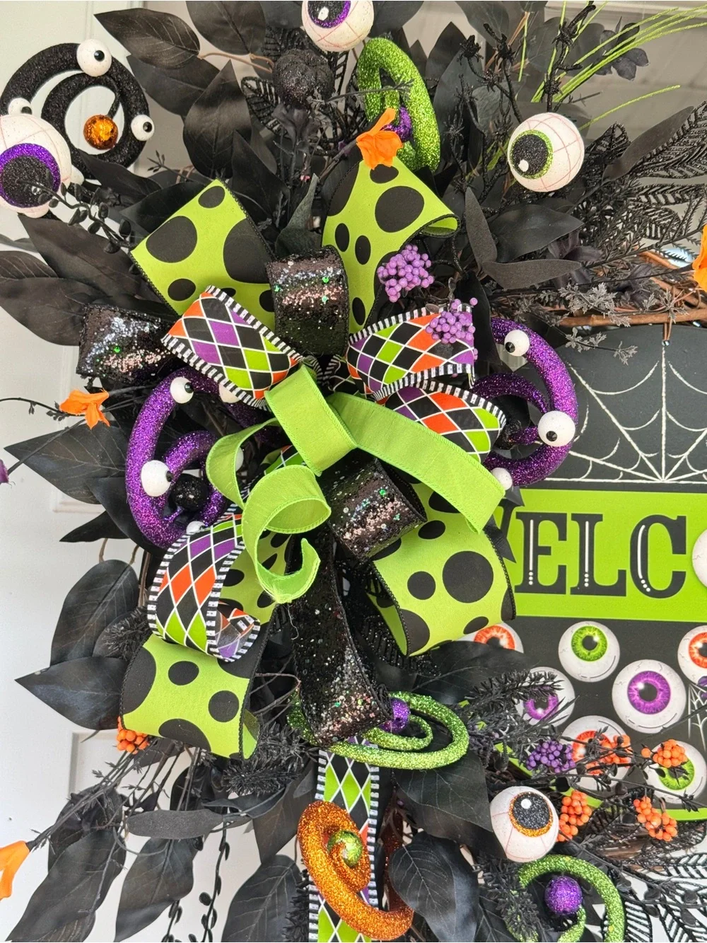 Eye See You” Spooky Welcome Wreath